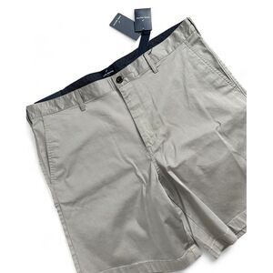 NWT Daniel Hechter Grey‎ Cotton Lyocell Spandex Chino Shorts Size 38